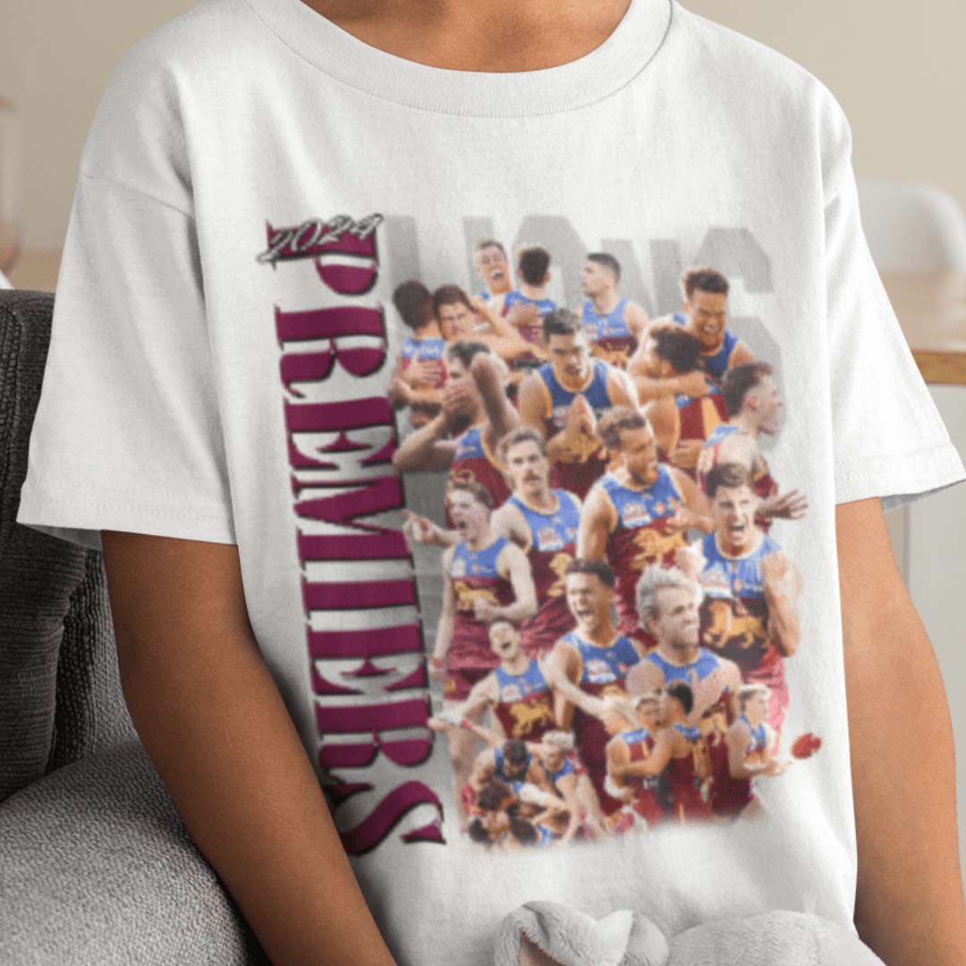 Brisbane Lions 2024 AFL Premiers Tee (Kids) - VFtees