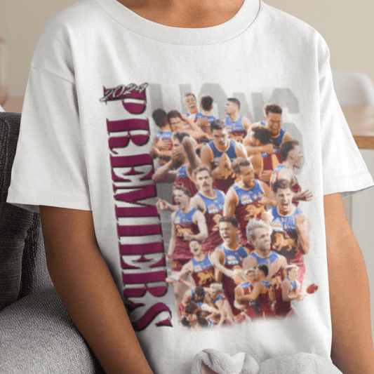 Brisbane Lions 2024 AFL Premiers Tee (Kids) - VFtees
