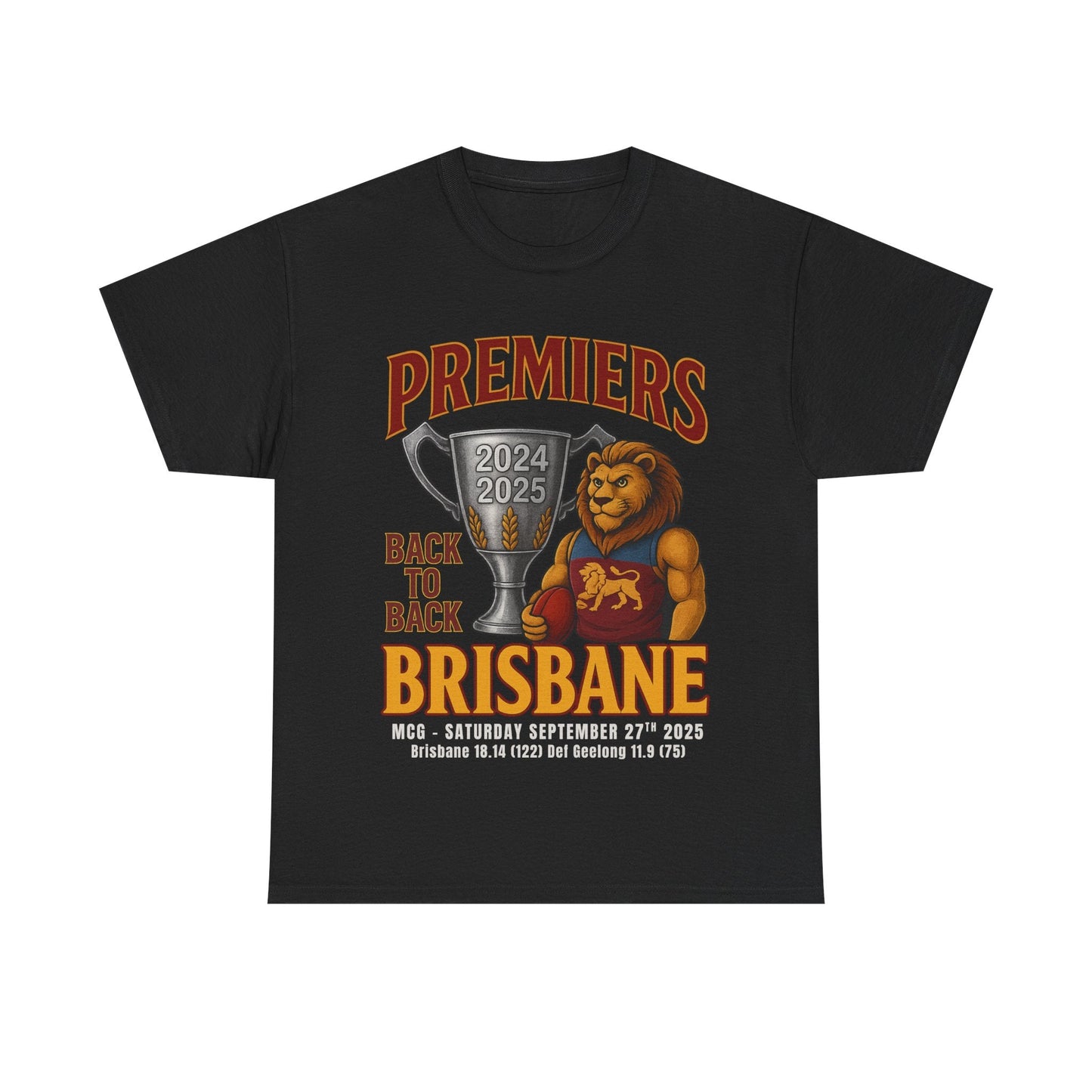 Brisbane Premiers Back to back Tshirt - VFtees