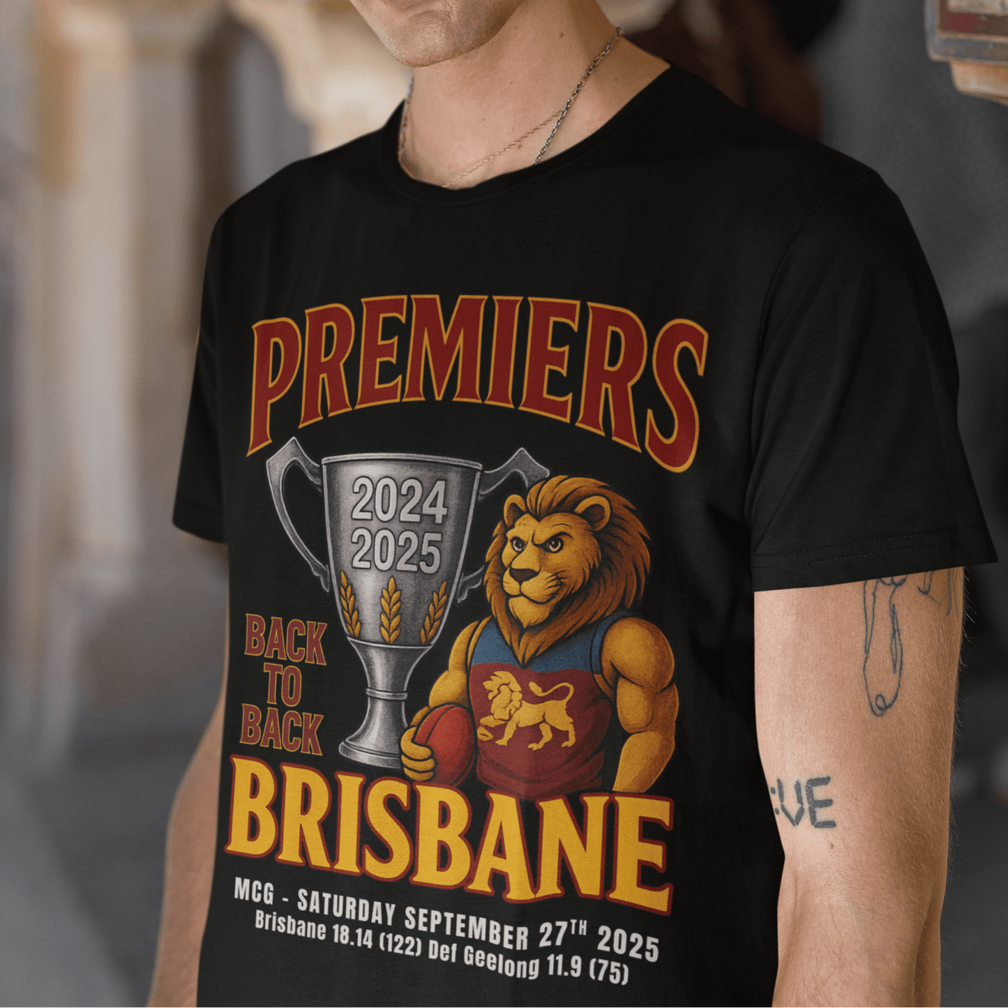 Brisbane Premiers Back to back Tshirt - VFtees