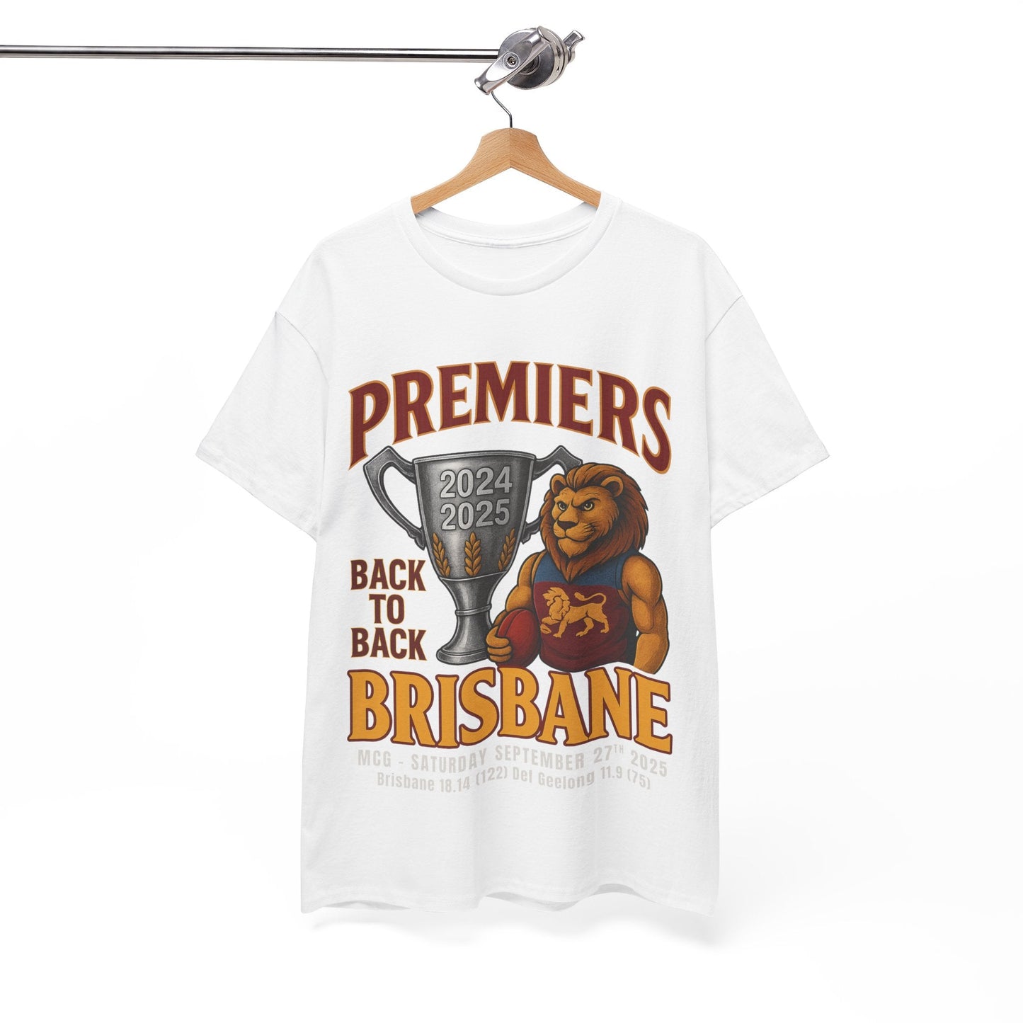 Brisbane Premiers Back to back Tshirt - VFtees