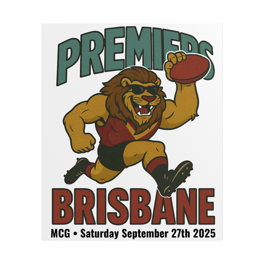 Brisbane Premiers Vintage Wall Art - VFtees