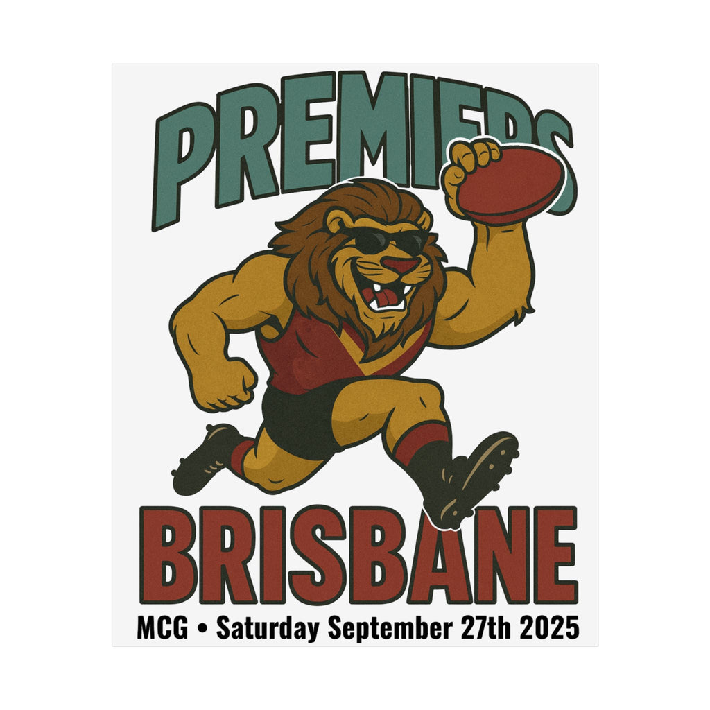 Brisbane Premiers Vintage Wall Art - VFtees