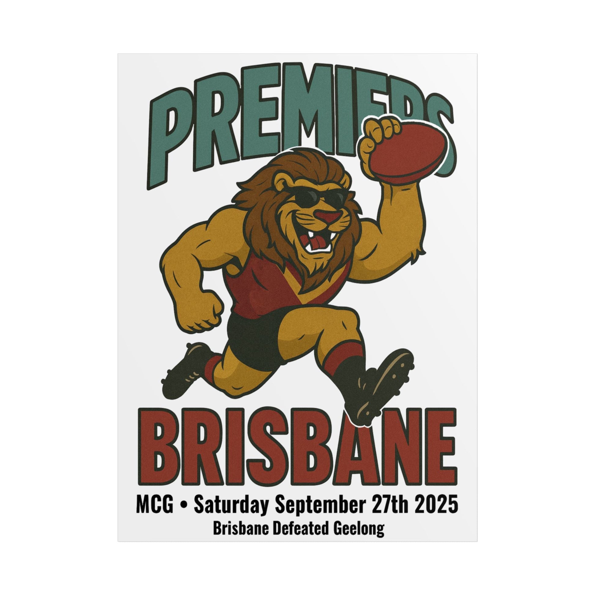 Brisbane Premiers Vintage Wall Art - VFtees