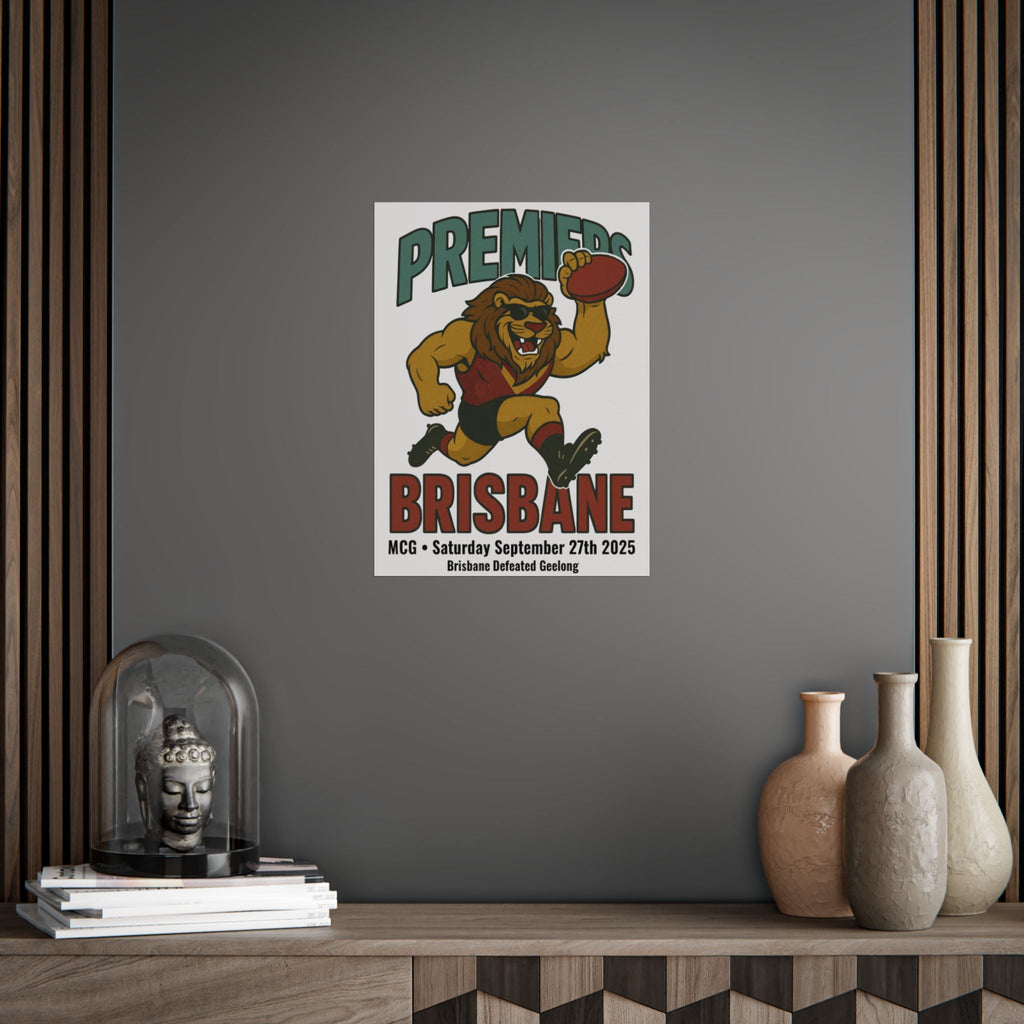 Brisbane Premiers Vintage Wall Art - VFtees