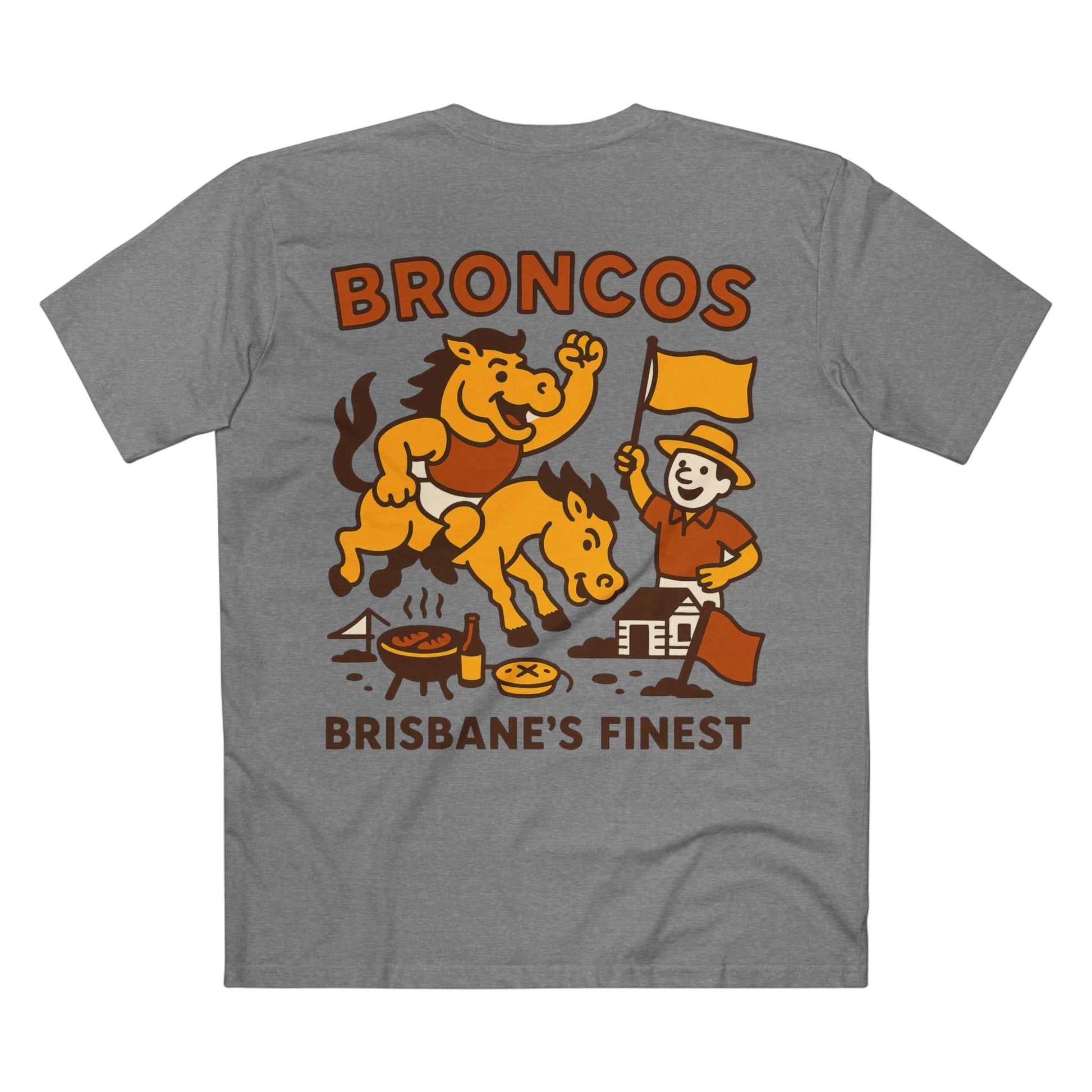 Broncos BBQ Rugby League Tee - Brisbane Club Series - VFtees