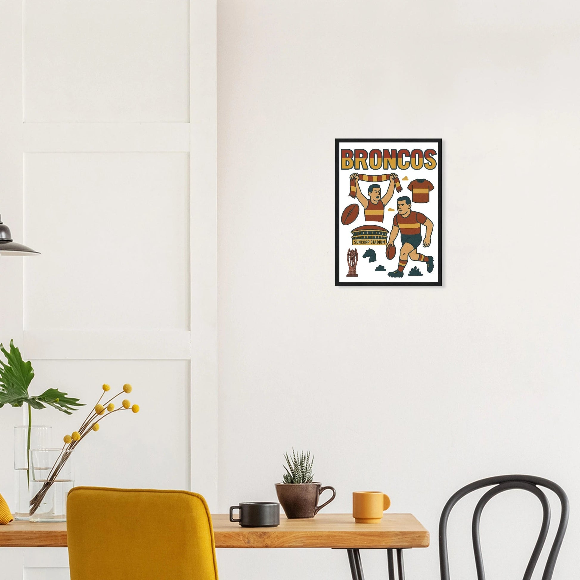 Broncos - Framed League Wall Art - VFtees