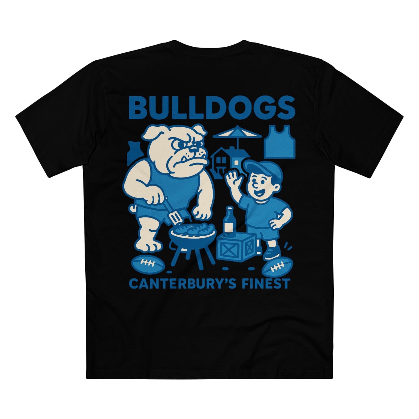 Bulldogs BBQ Rugby League Tee - Canterbury Club Series - VFtees