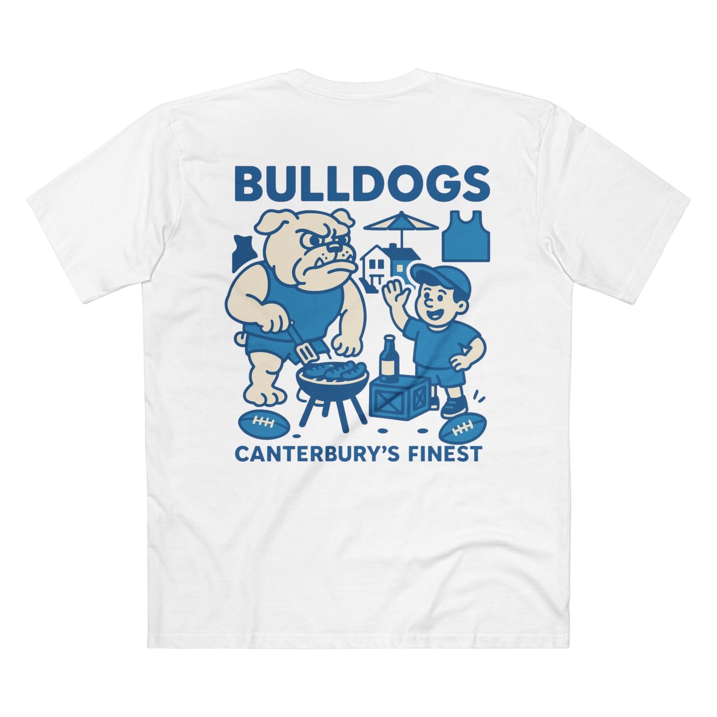 Bulldogs BBQ Rugby League Tee - Canterbury Club Series - VFtees
