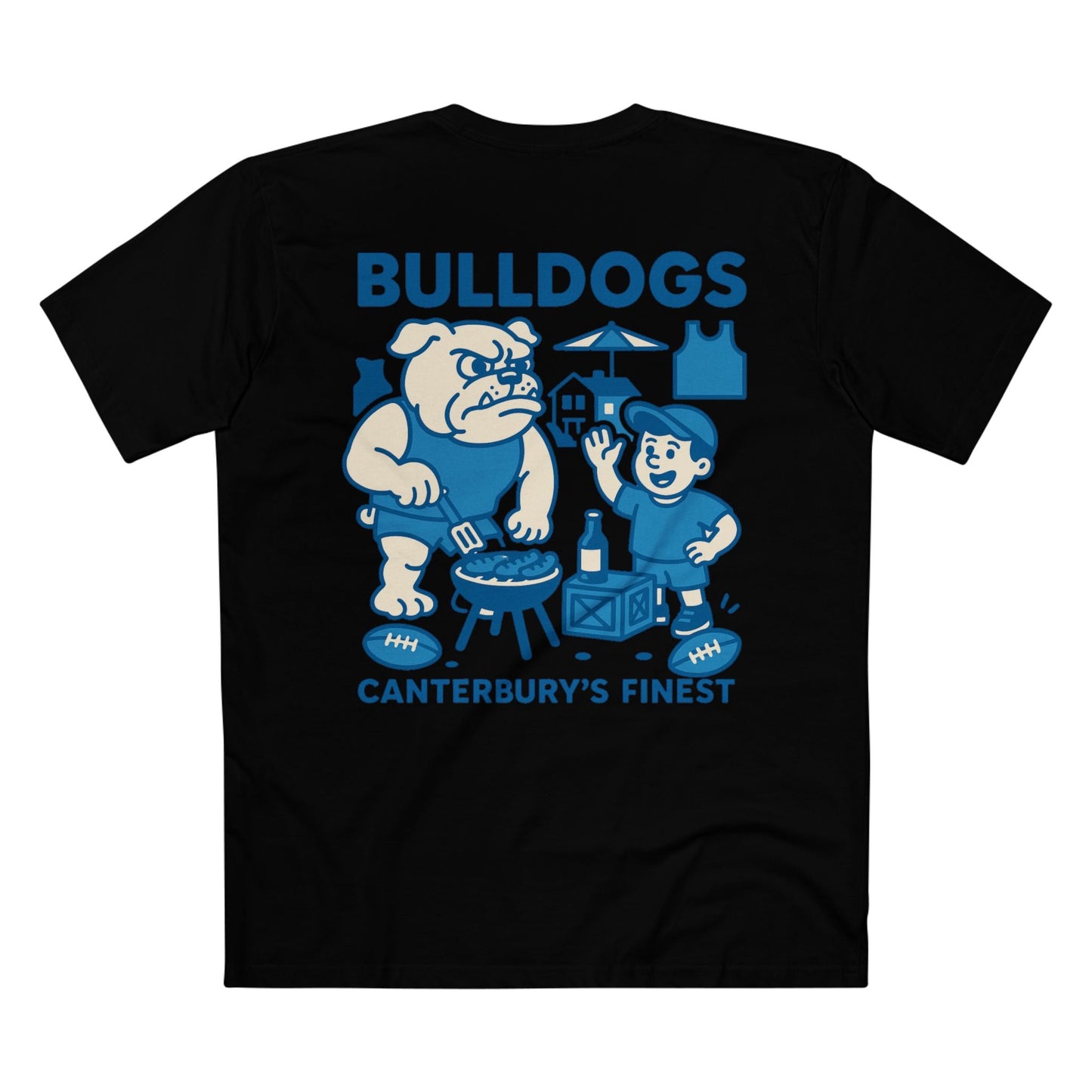 Bulldogs BBQ Rugby League Tee - Canterbury Club Series - VFtees
