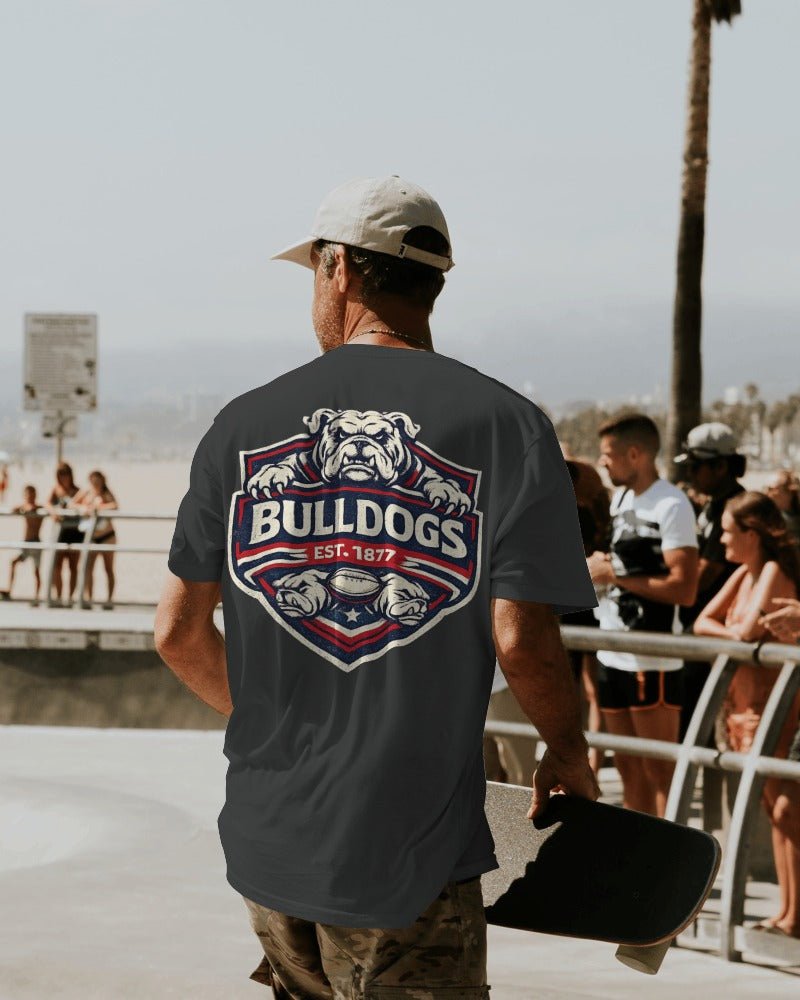 Bulldogs Football Wave Tee - VFtees