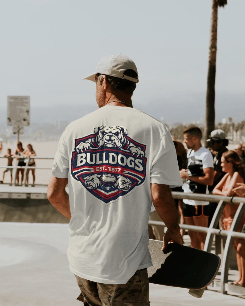 Bulldogs Football Wave Tee - VFtees