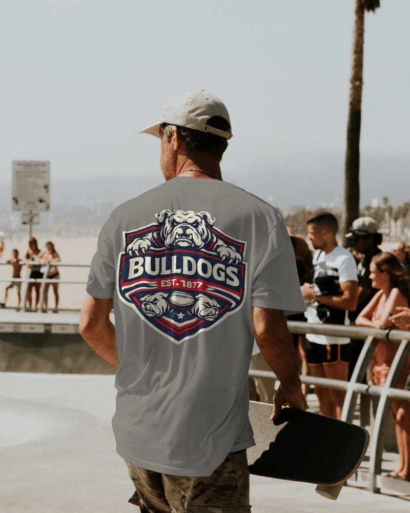 Bulldogs Football Wave Tee - VFtees