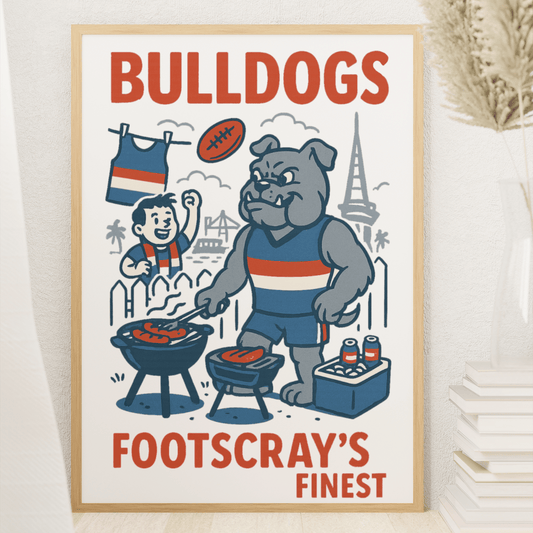 Bulldogs - Framed Wall Art - VFtees