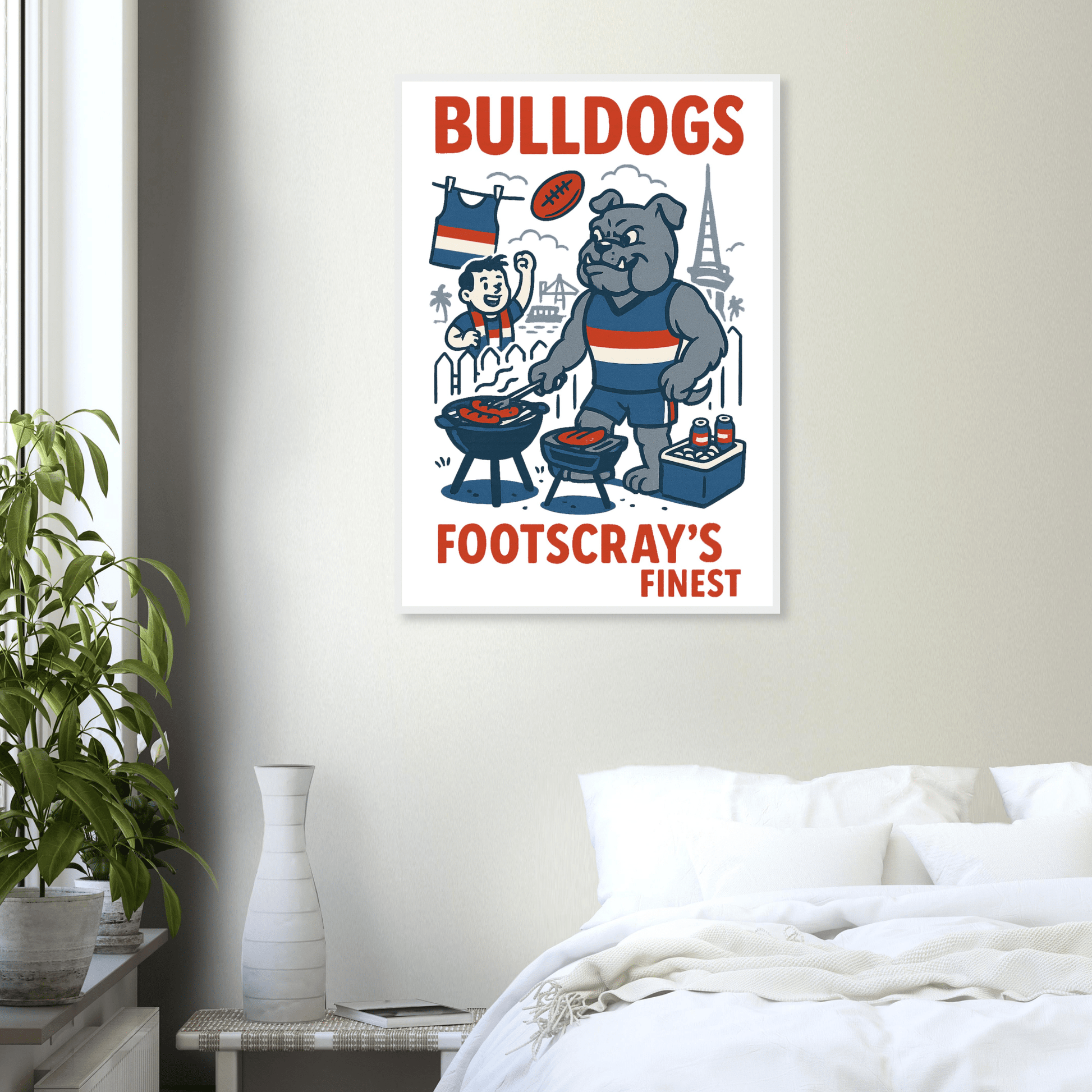 Bulldogs - Framed Wall Art - VFtees