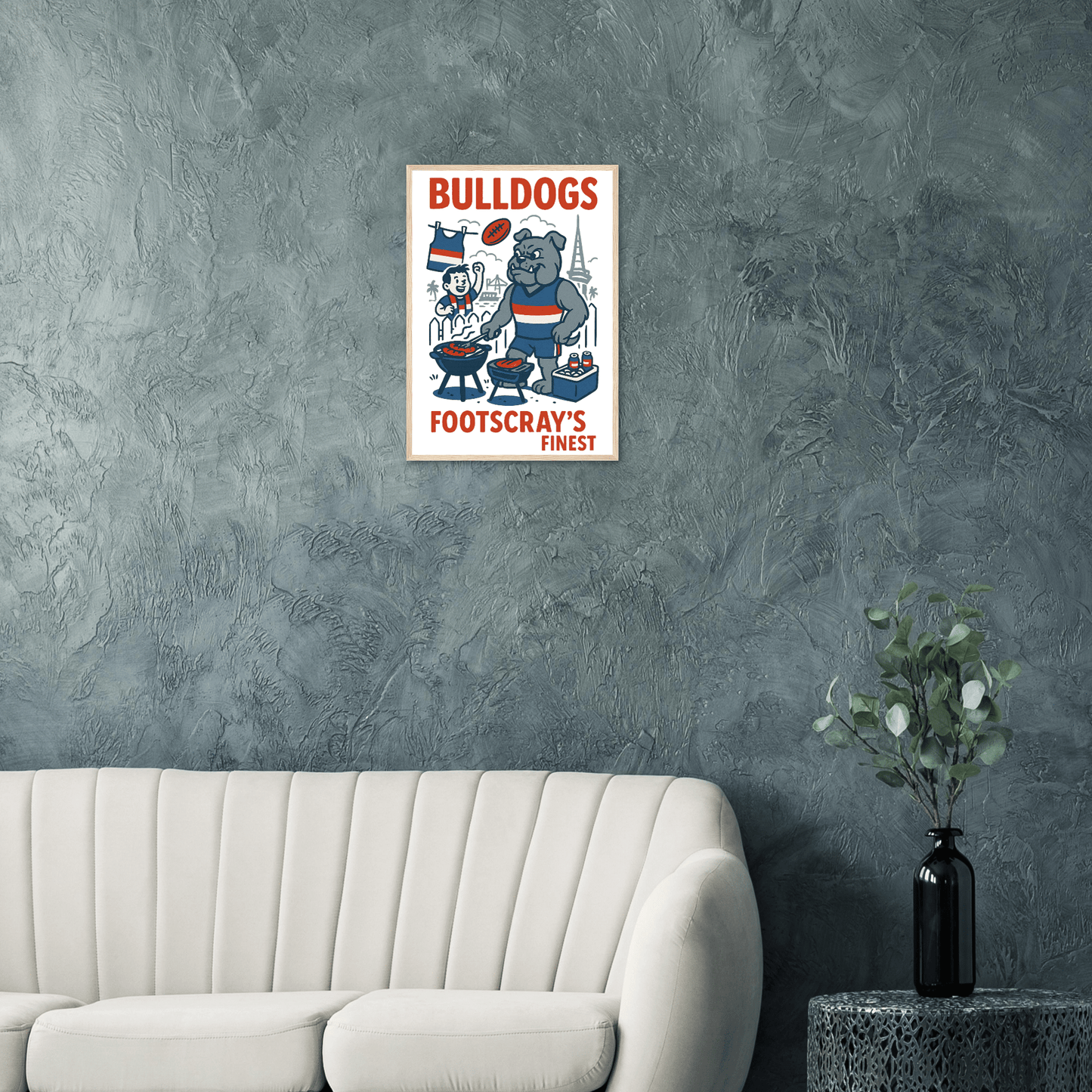 Bulldogs - Framed Wall Art - VFtees