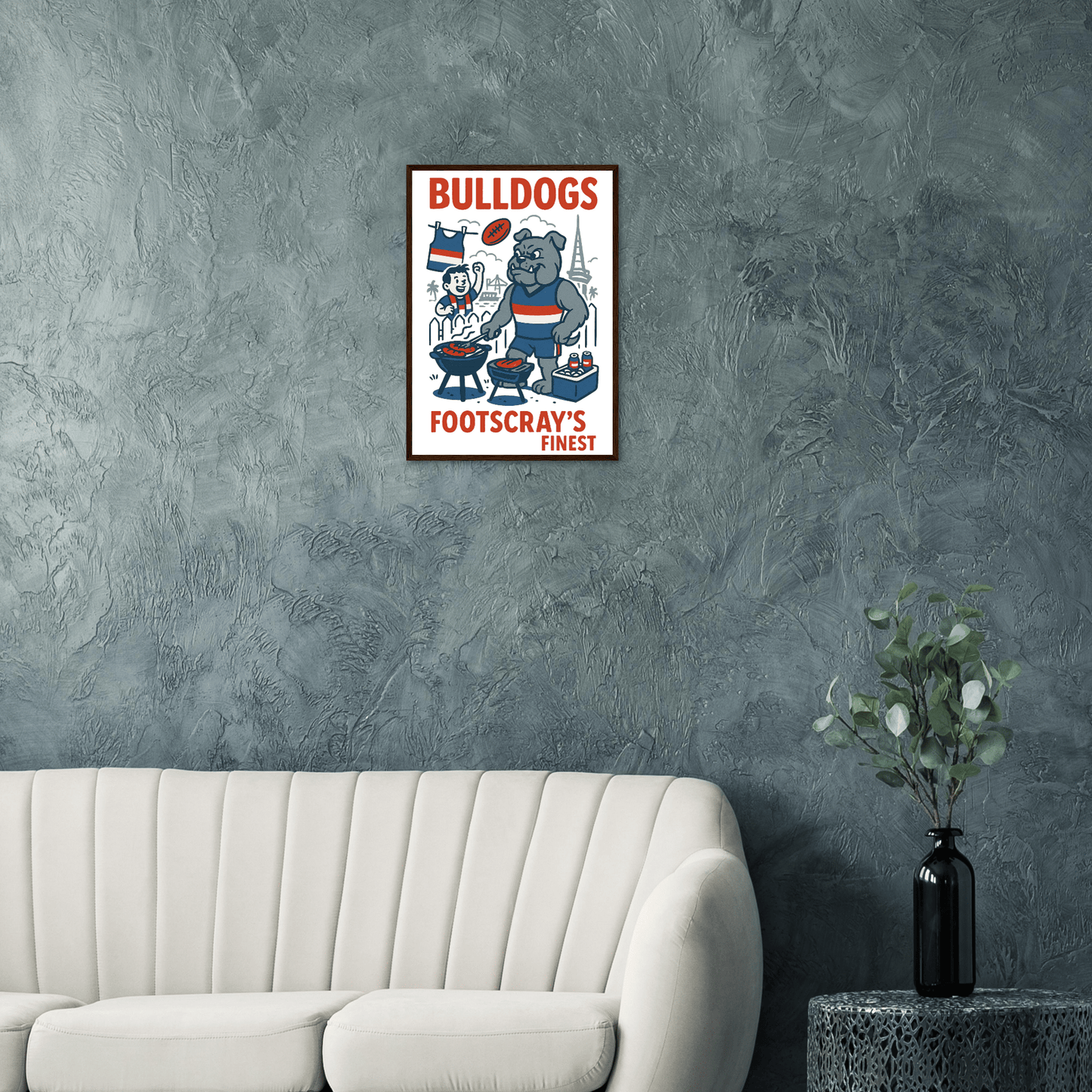 Bulldogs - Framed Wall Art - VFtees