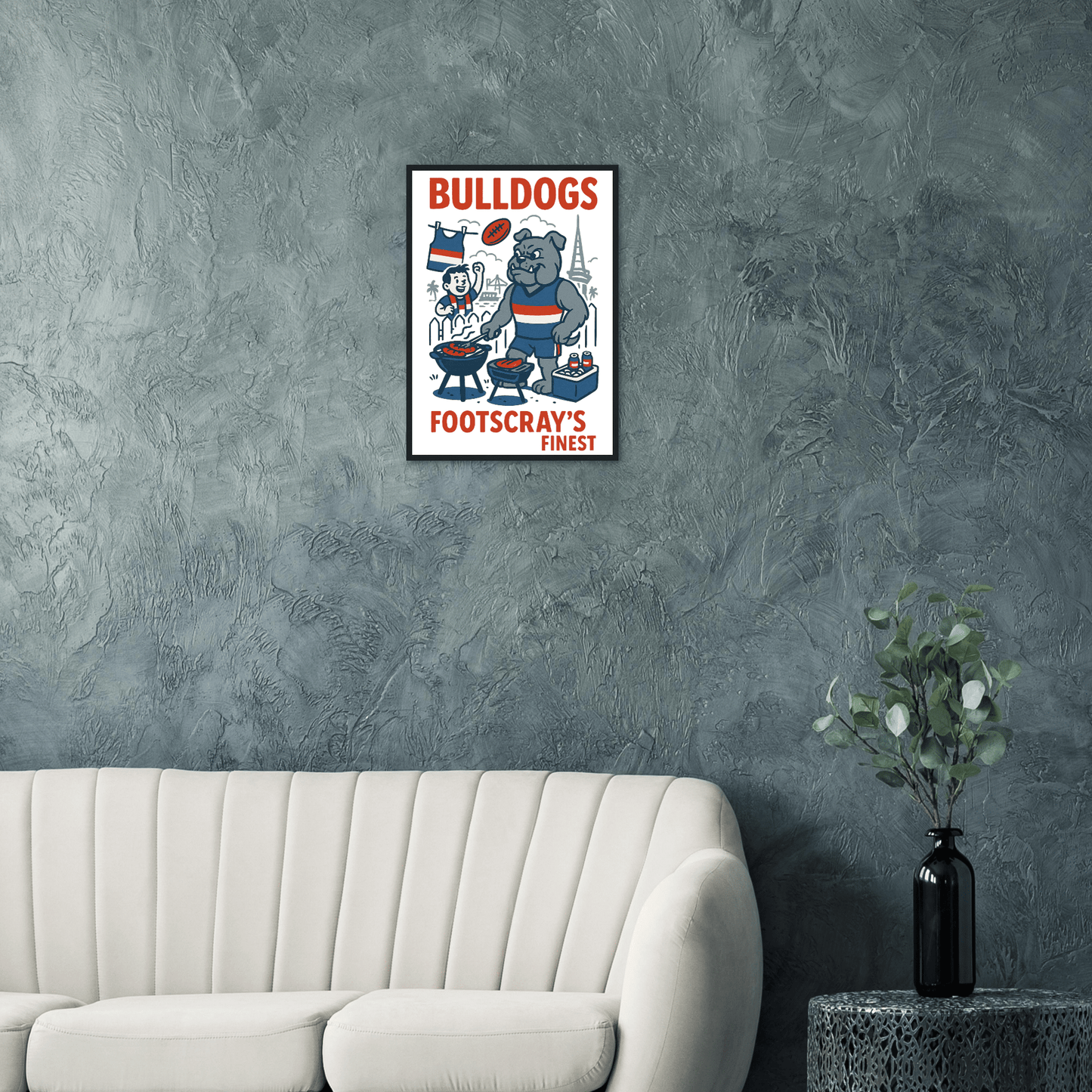 Bulldogs - Framed Wall Art - VFtees