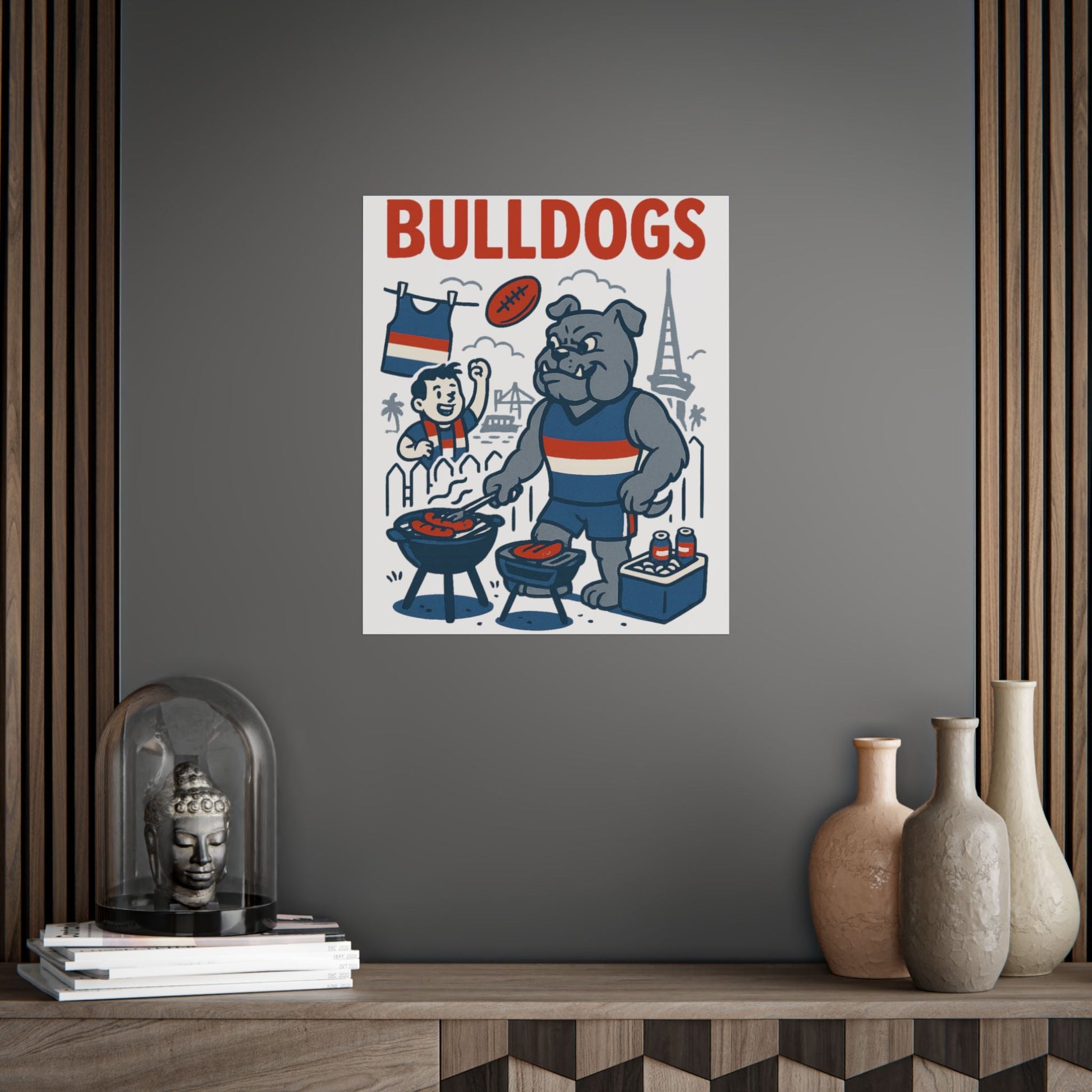 Bulldogs Vintage Wall Art (Limited Release) - VFtees
