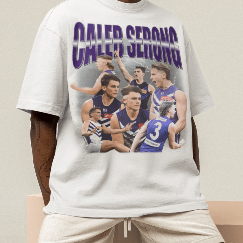 Caleb Serong Graphic Footy Tee - VFtees