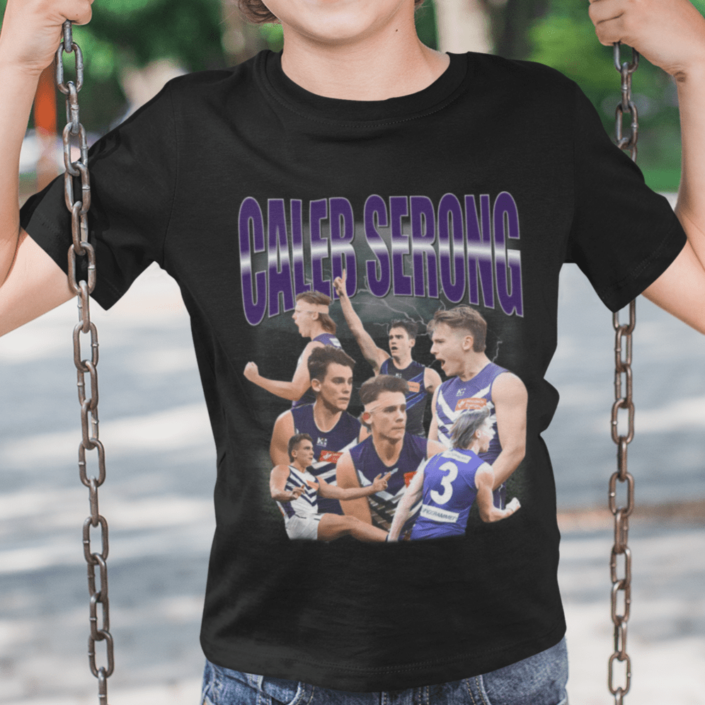 Caleb Serong Graphic Footy Tee (Kids) - VFtees