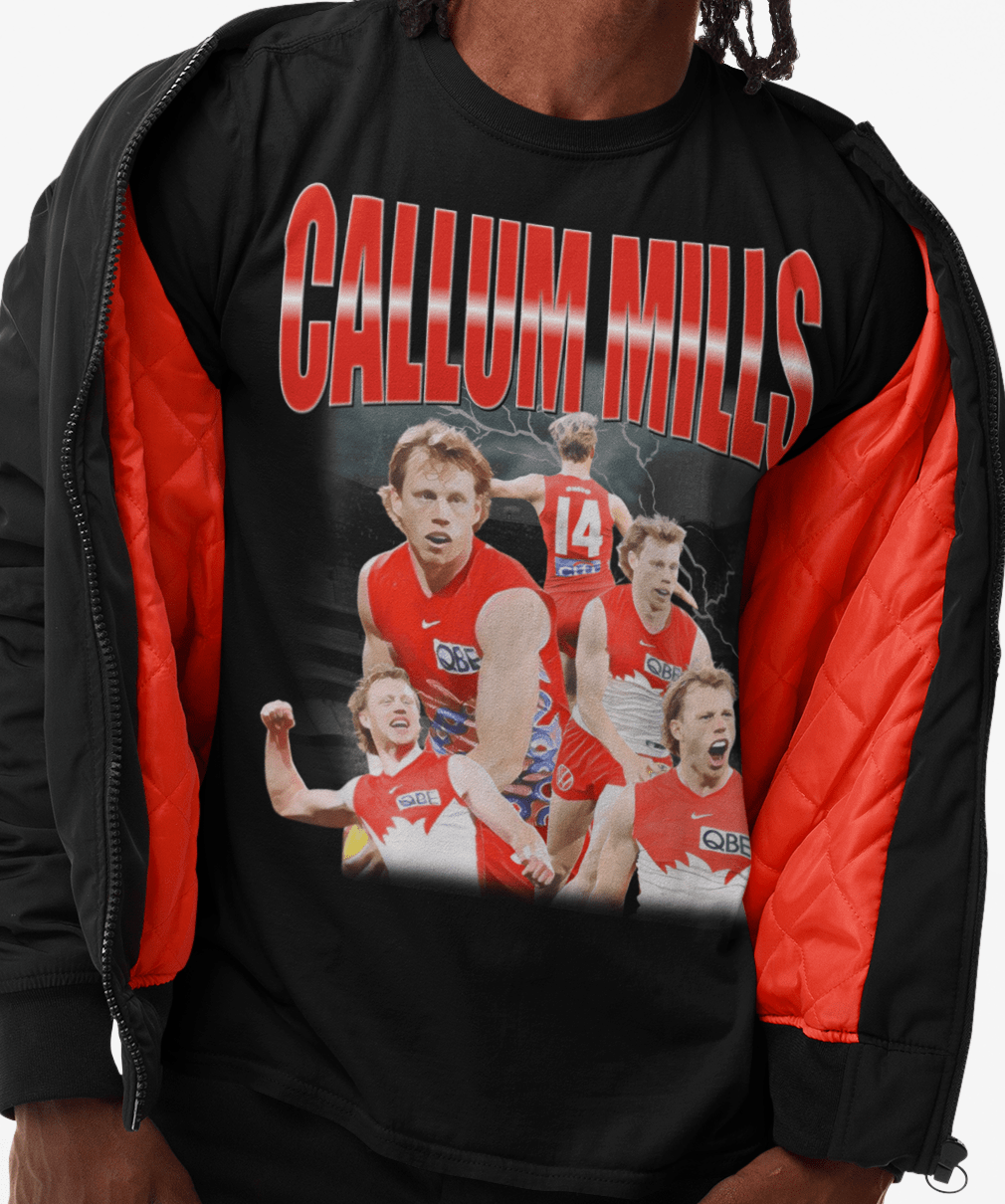 Callum Mills AFL Graphic Tee - VFtees