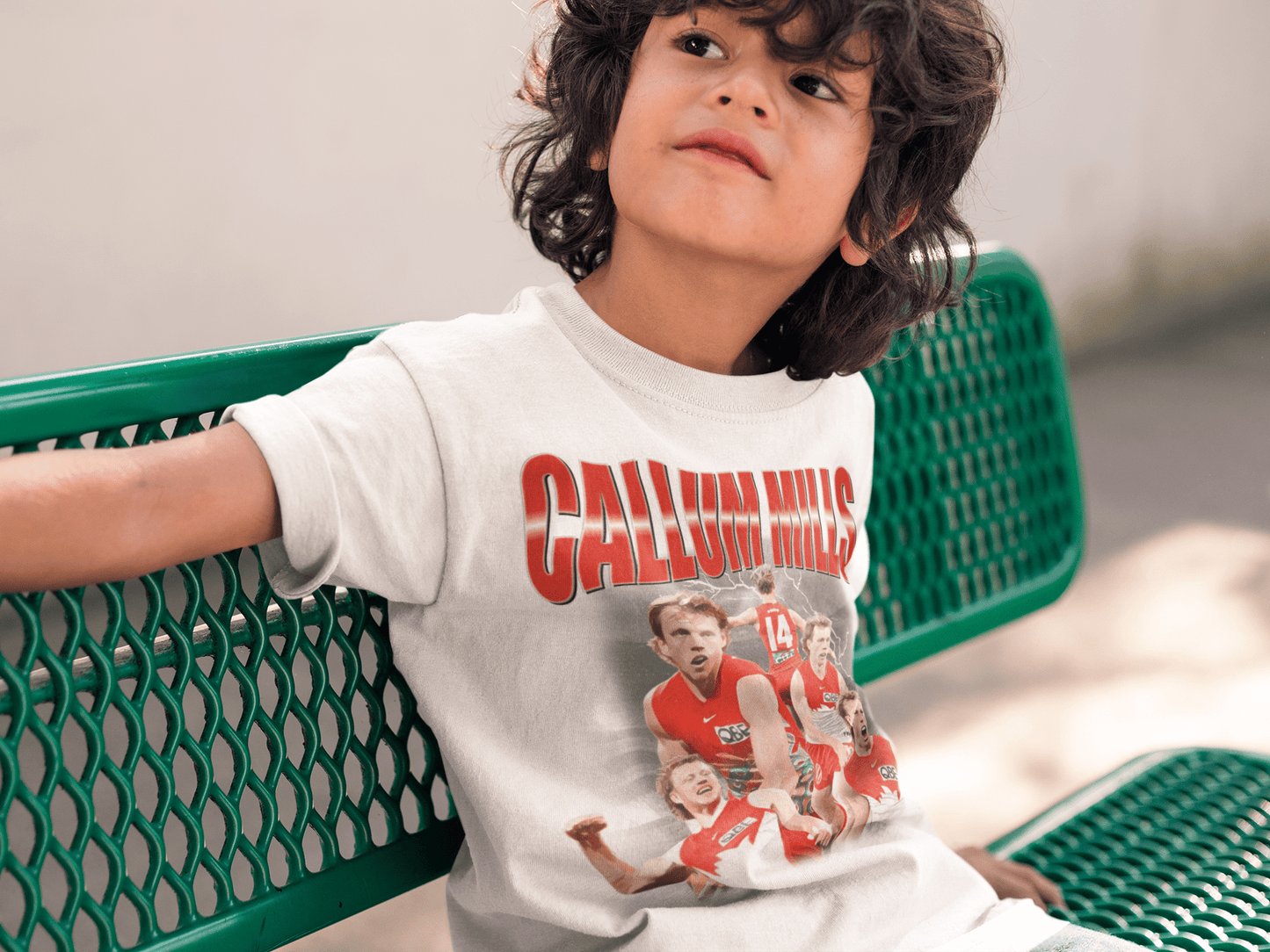 Callum Mills AFL Graphic Tee (Kids) - VFtees