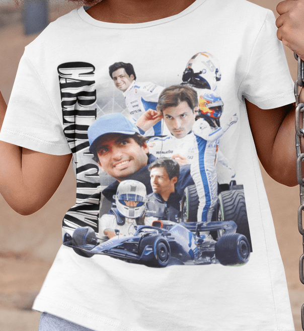 Carlos Sainz F1 Williams Racing Graphic Tee (Kids) - VFtees