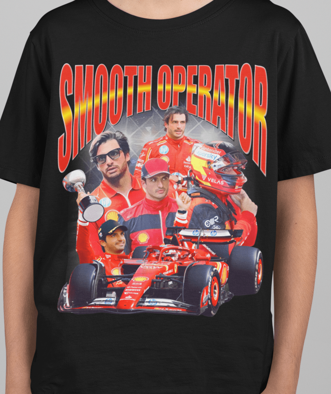 Carlos Sainz Formula One (F1) Graphic Tee (Kids) - VFtees