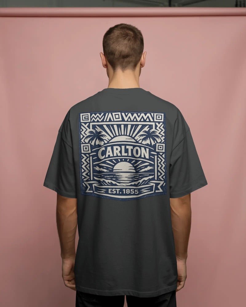 Carlton Football Wave Tee - VFtees