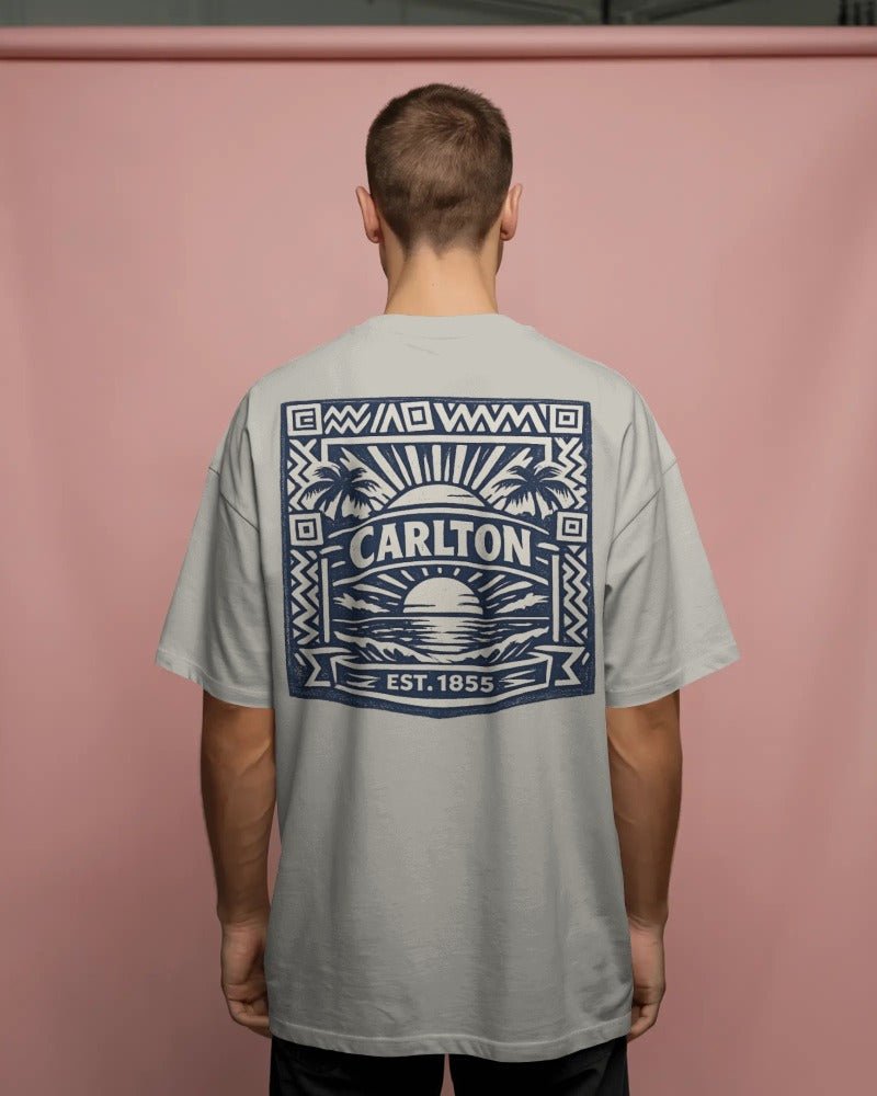 Carlton Football Wave Tee - VFtees