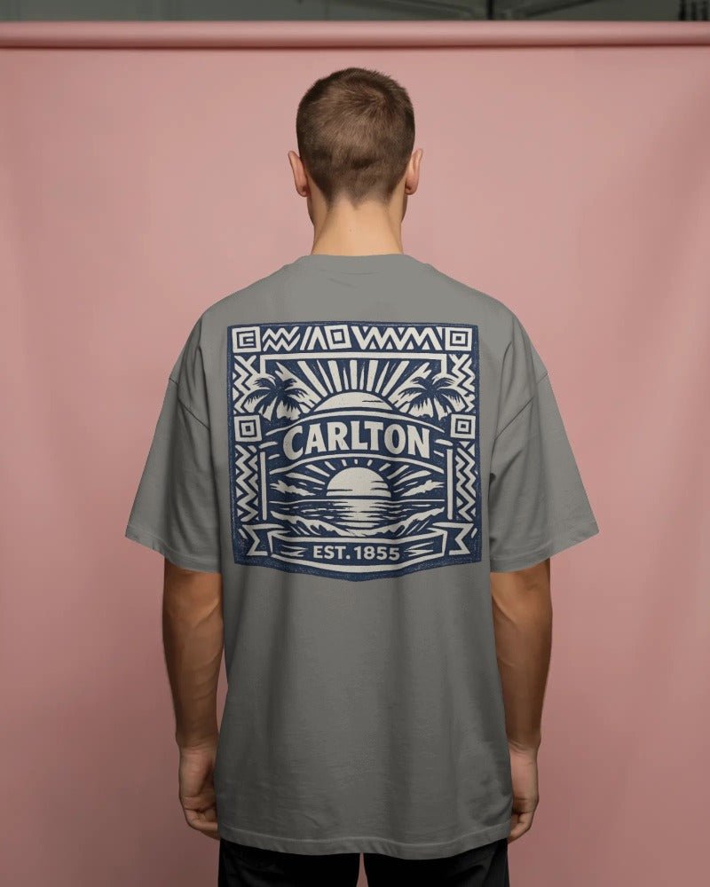 Carlton Football Wave Tee - VFtees