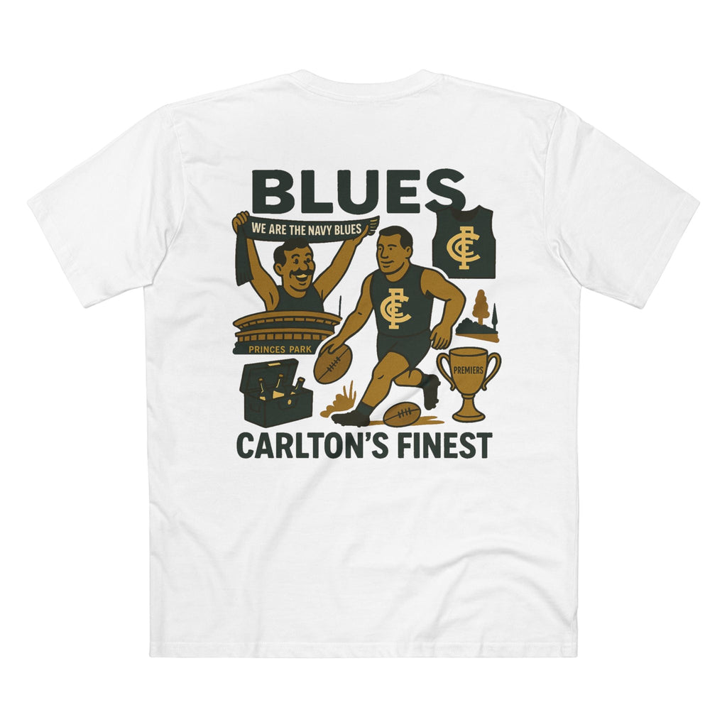 Carlton Footy Tee - Blues Club Series - VFtees