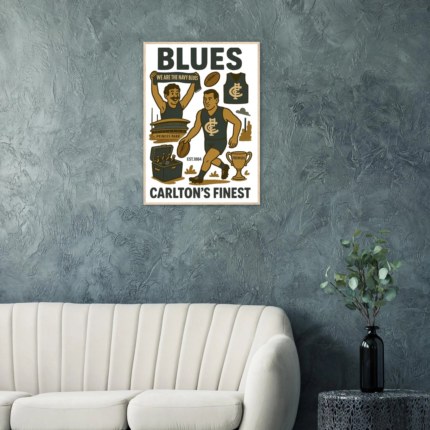 Carlton Framed Wall Art - VFtees