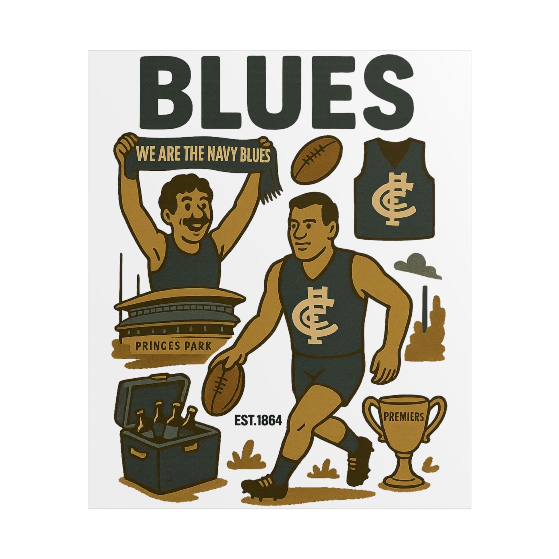 Carlton Vintage Wall Art (Limited Release) - VFtees