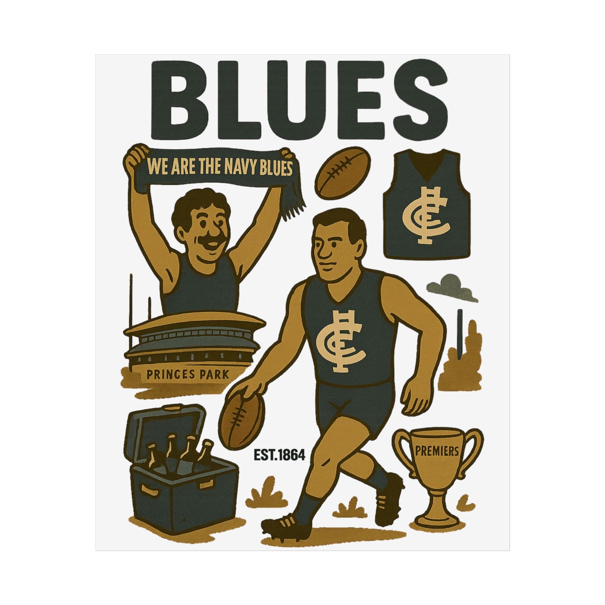 Carlton Vintage Wall Art (Limited Release) - VFtees