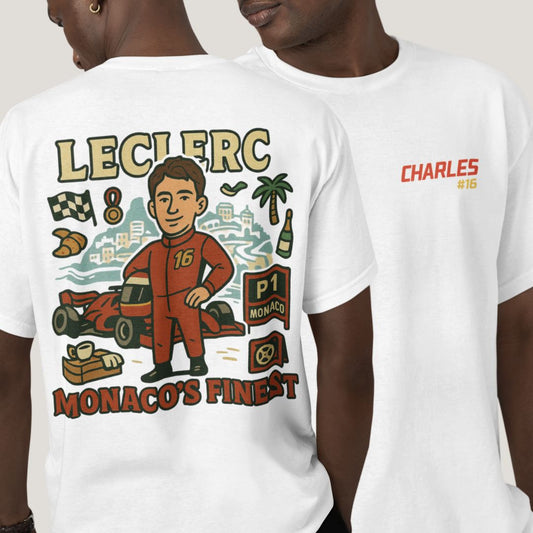 Charles Leclerc F1 Tee - Ferrari Grand Prix Edition - VFtees