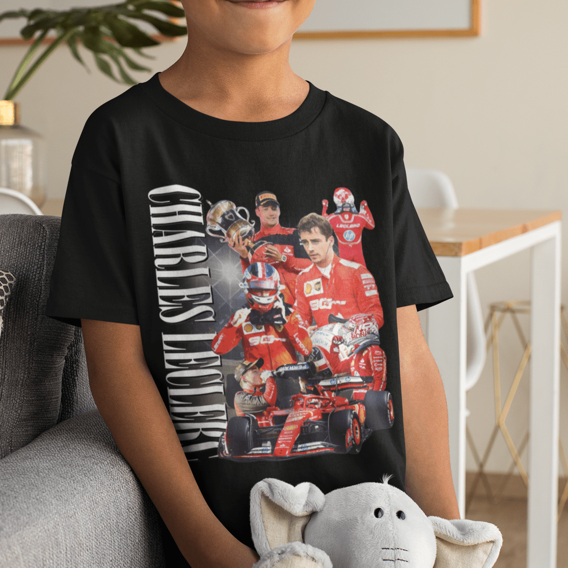 Charles Lecrec Formula One (F1) Graphic Tee (Kids) - VFtees
