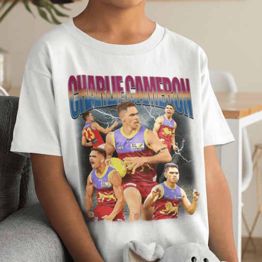 Charlie Cameron AFL Graphic Tee (Kids) - VFtees