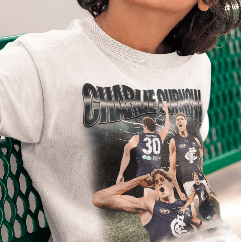 Charlie Curnow AFL Graphic Tee (Kids) - VFtees