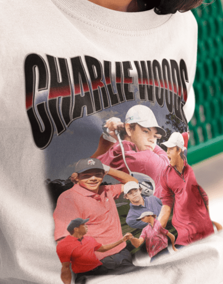 Charlie Woods Pro Golf Graphic Tee (Kids) - VFtees