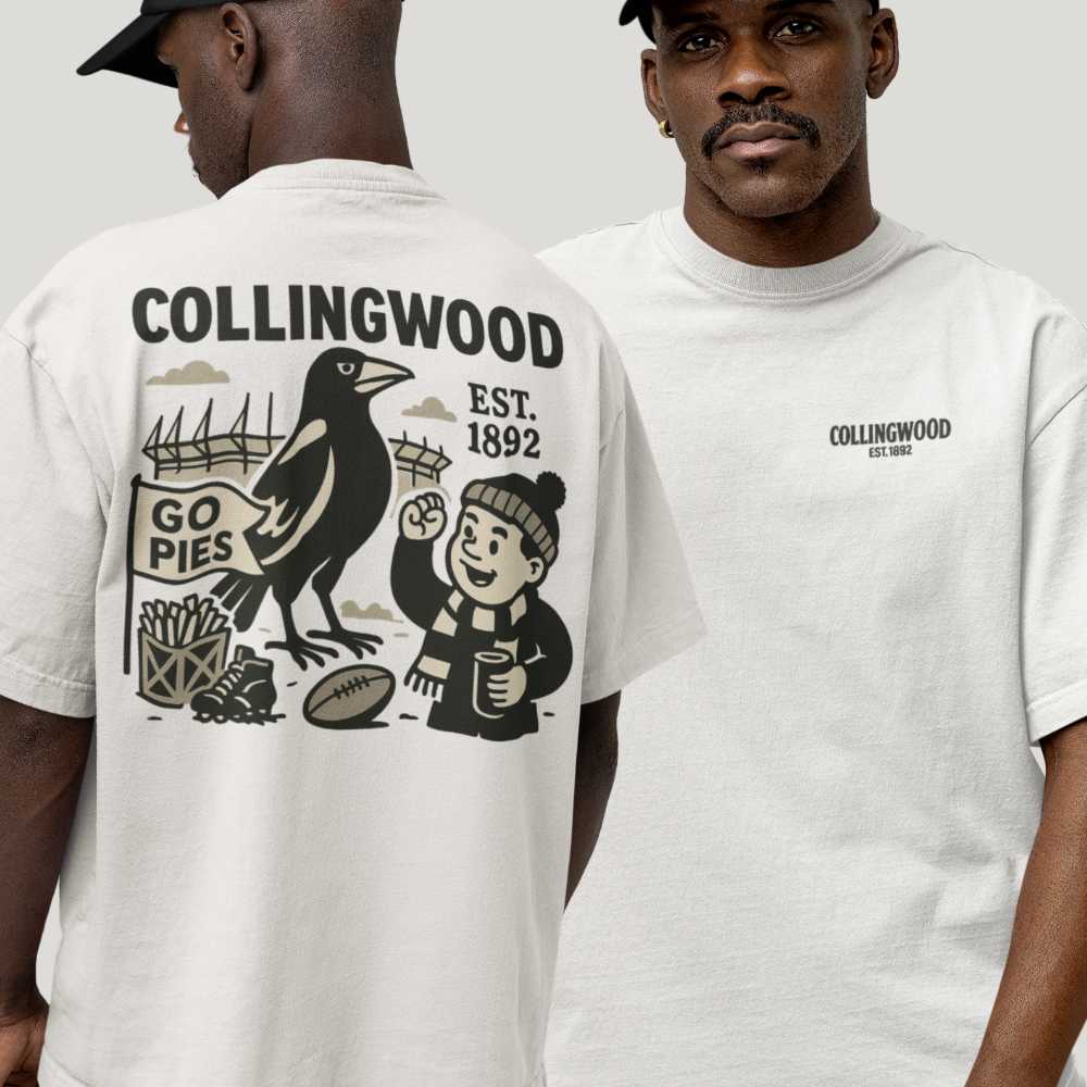 Collingwood Footy Tee - Magpie Club Series - VFtees