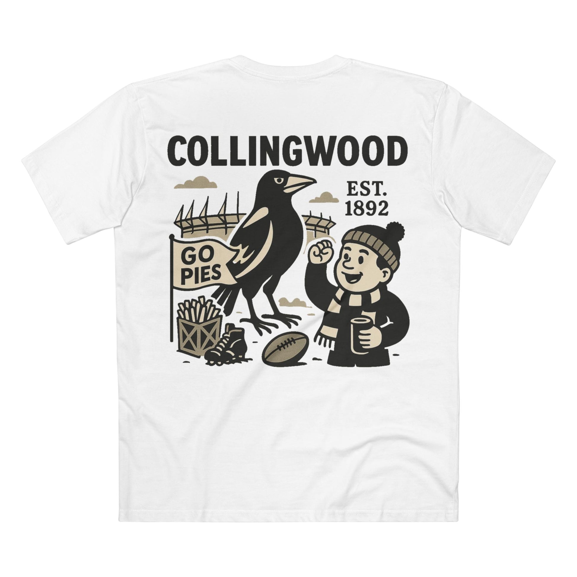 Collingwood Footy Tee - Magpie Club Series - VFtees