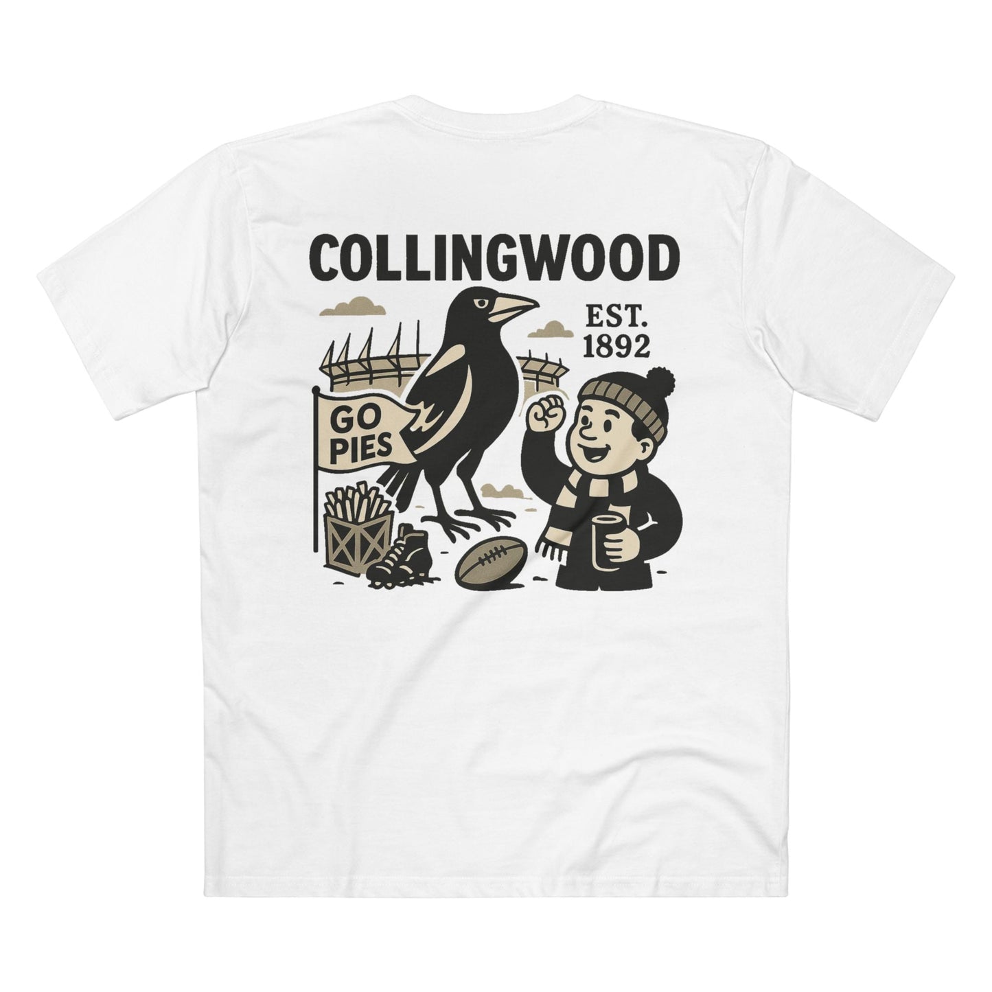 Collingwood Footy Tee - Magpie Club Series - VFtees