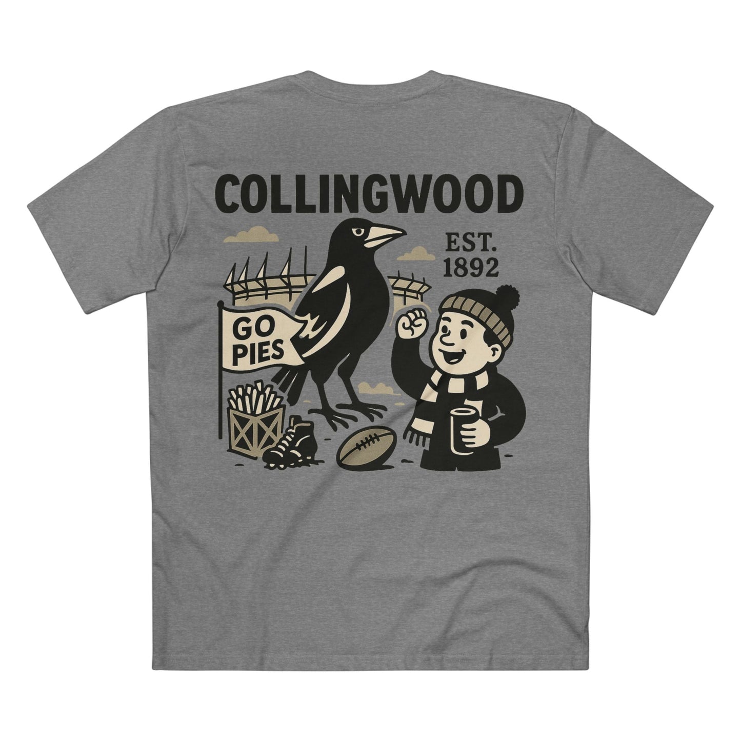 Collingwood Footy Tee - Magpie Club Series - VFtees