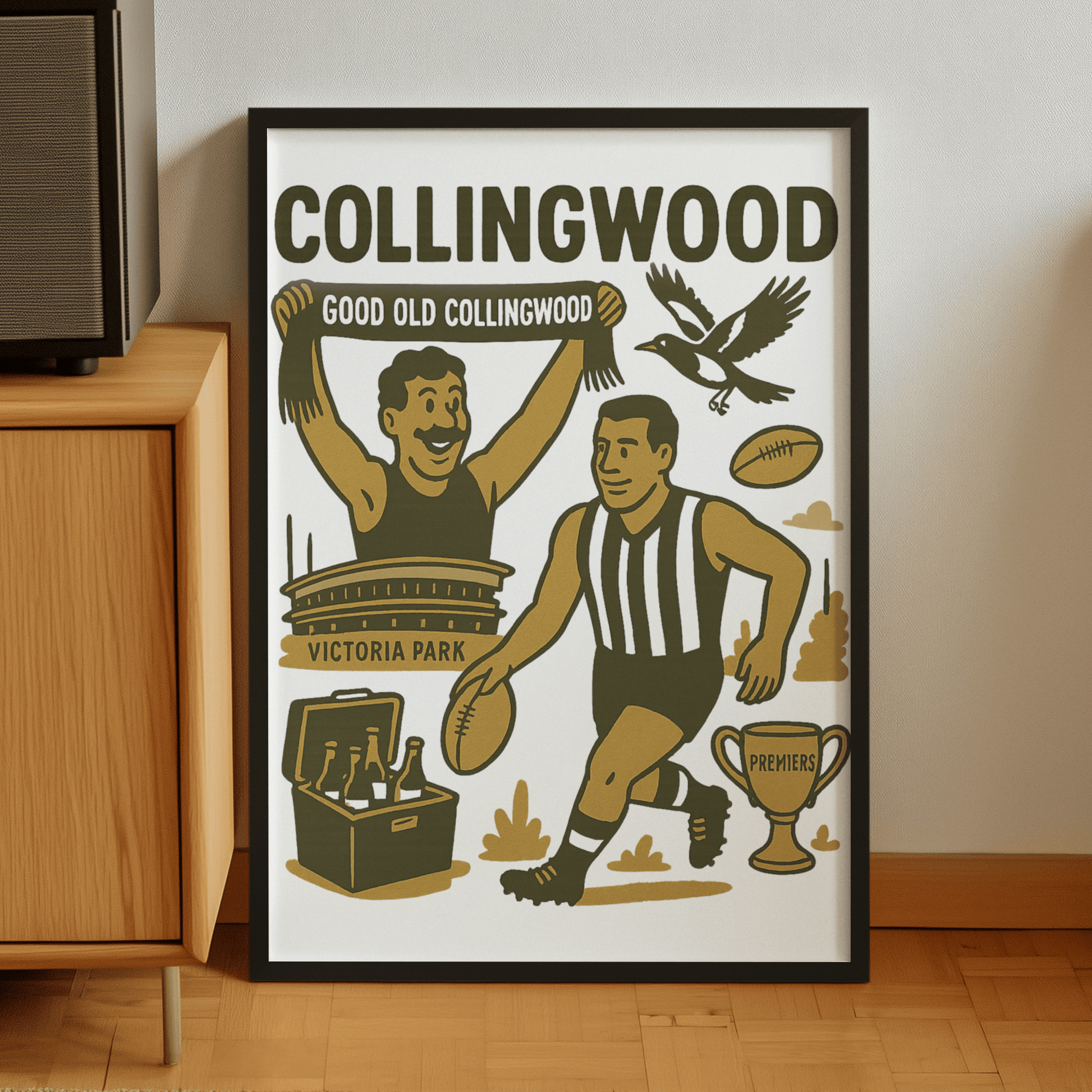 Collingwood Framed Wall Art - VFtees