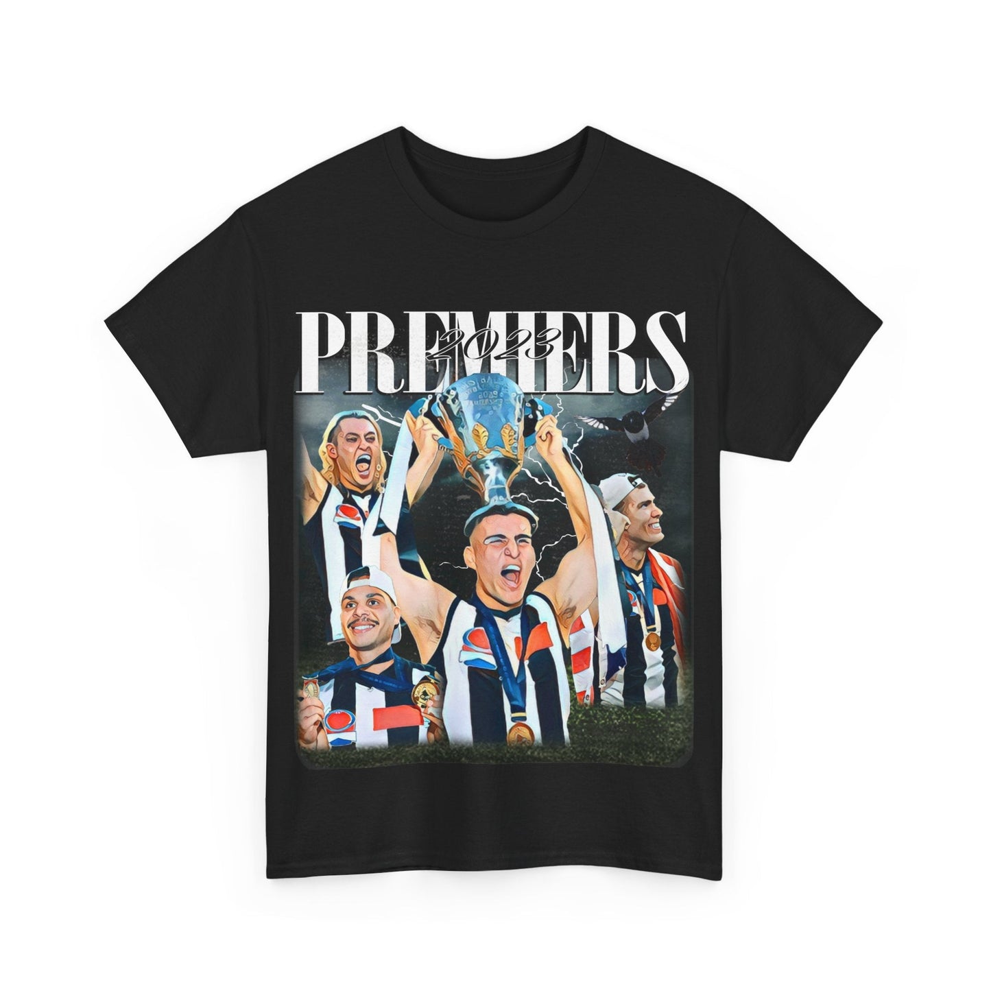 Collingwood Premiers 2023 Vintage AFL T-shirt - VFtees