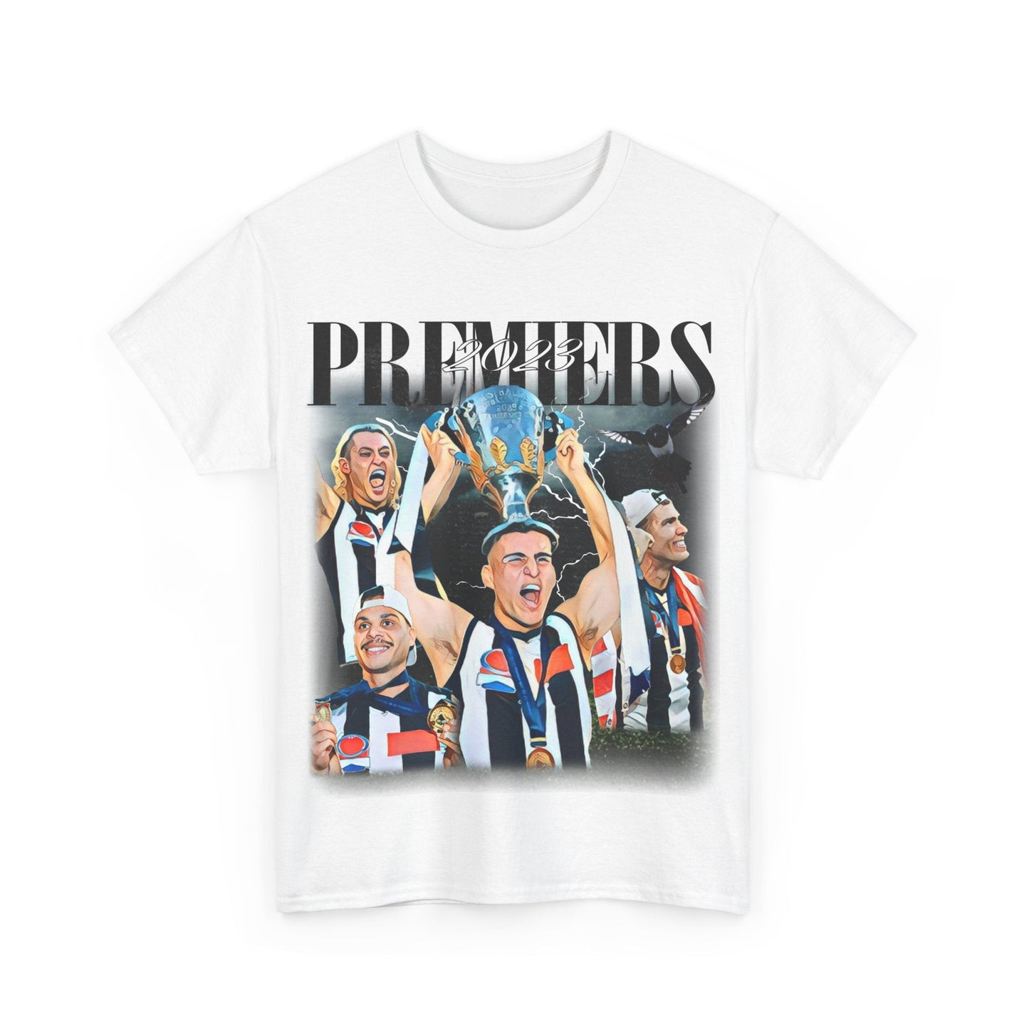 Collingwood Premiers 2023 Vintage AFL T-shirt - VFtees