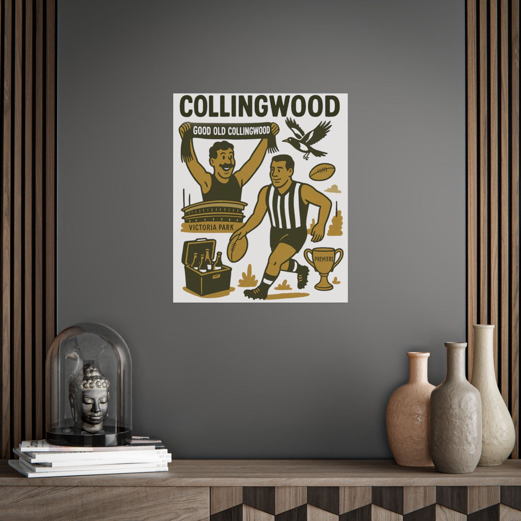 Collingwood Vintage Wall Art - VFtees