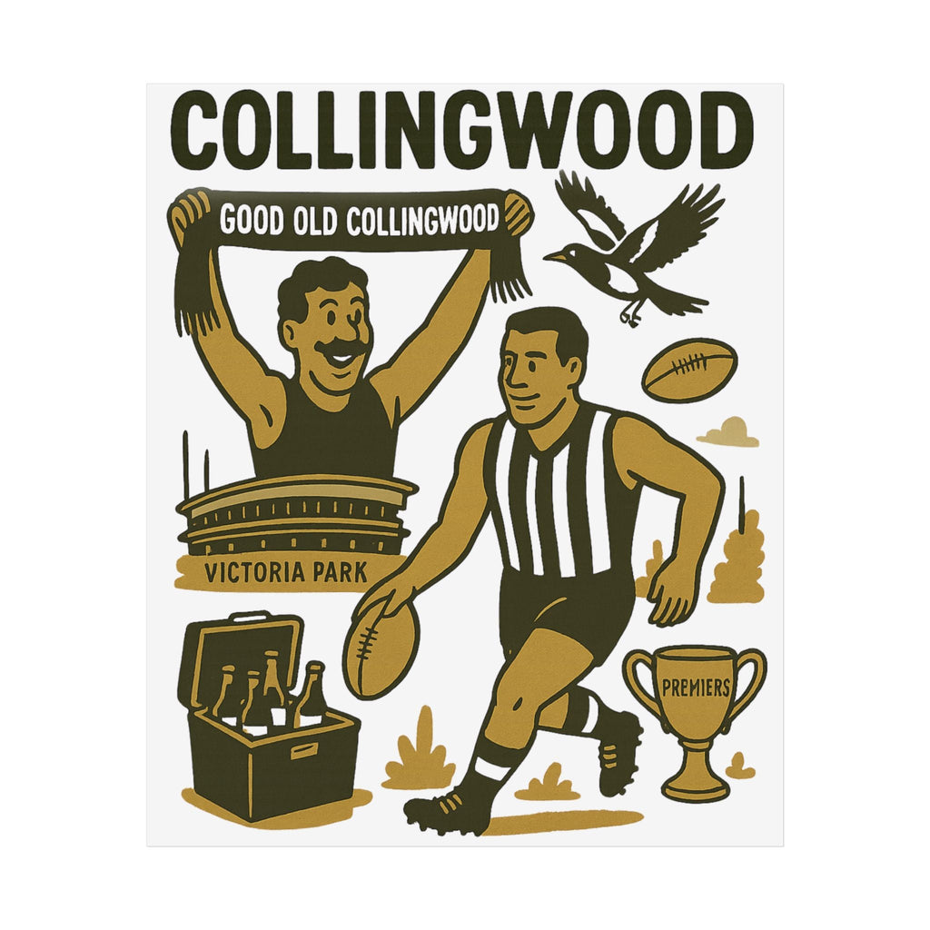 Collingwood Vintage Wall Art - VFtees